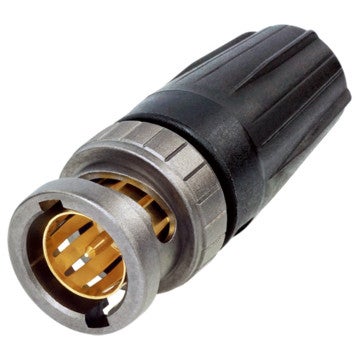 Neutrik NBNC75BLP9X UHD BNC male kabeldeel 75 Ohm