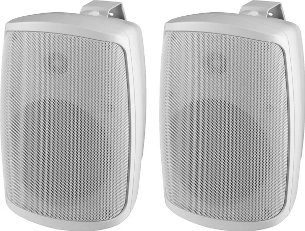 WALL-06T/WS Pair of 2-way PA speaker systems, white