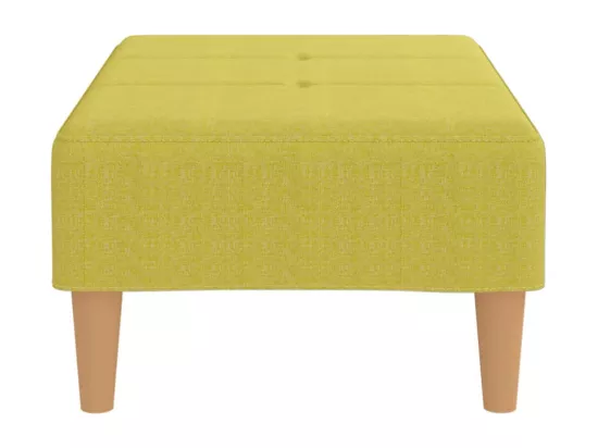 Repose-pied Vert 78x56x32 cm Tissu