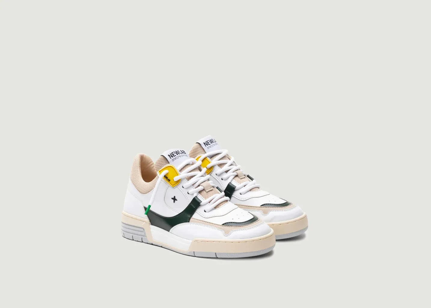 Sneakers NL12 White/Beige/Green Newlab