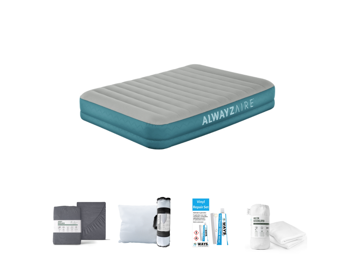 Bestway Alwayszair 203 x 152 cm Luchtbedset - 5-delig