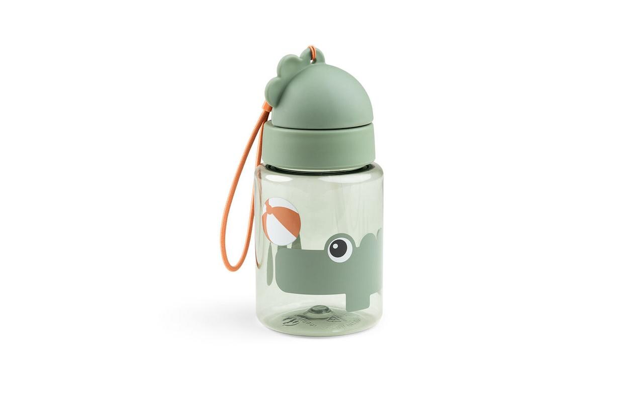 Trinkflasche Playground Grün 280 mlTrinkflasche mit Strohhalm
