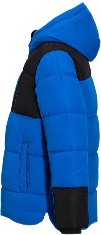 Me & My Monkey - Puffer Jas - Blauw - Gewatteerd