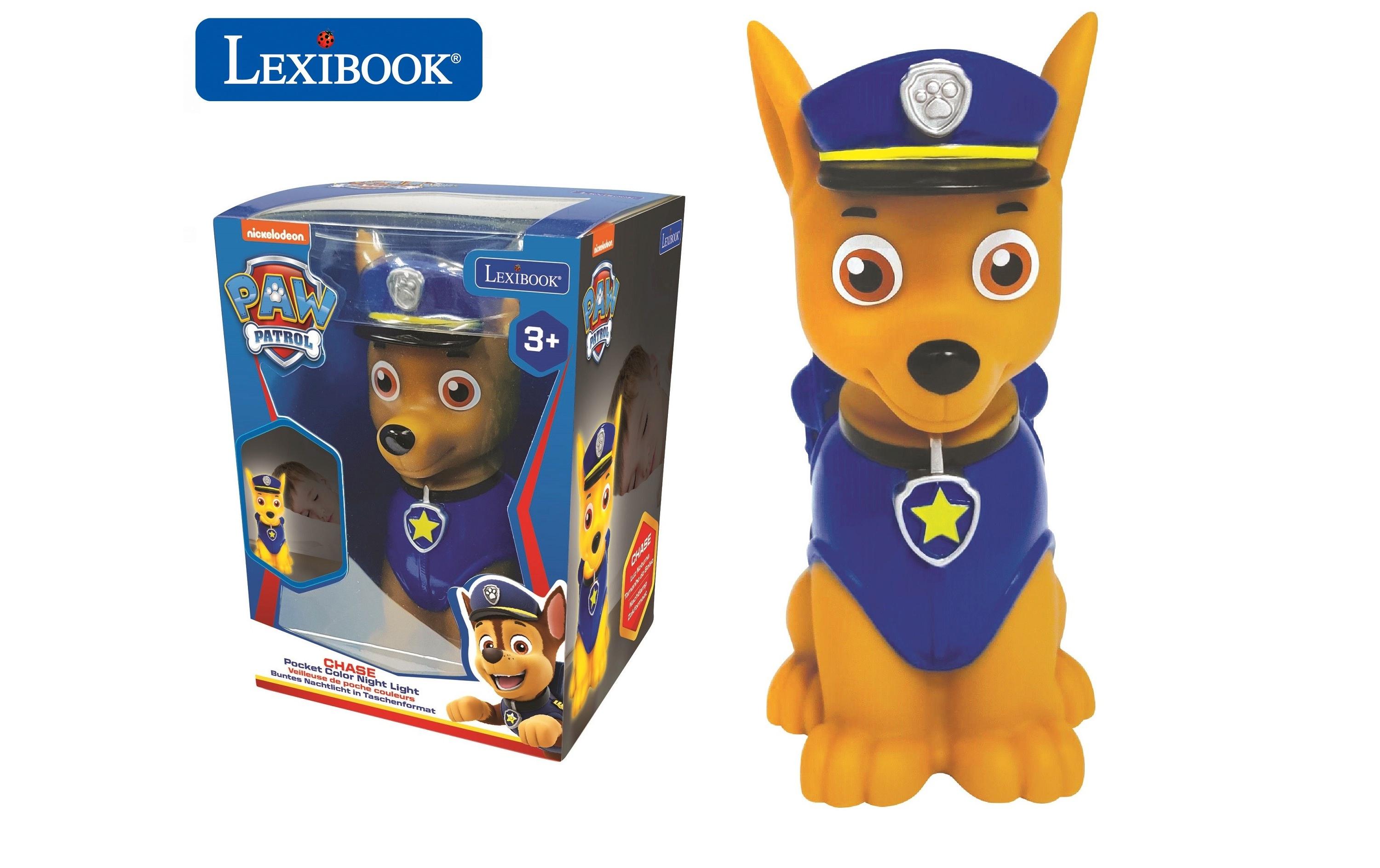 Paw Patrol Chase 3D LED-Taschen-Nachtlicht 13 cmEnergieeffizientes Nachtlicht für die Kleinsten
