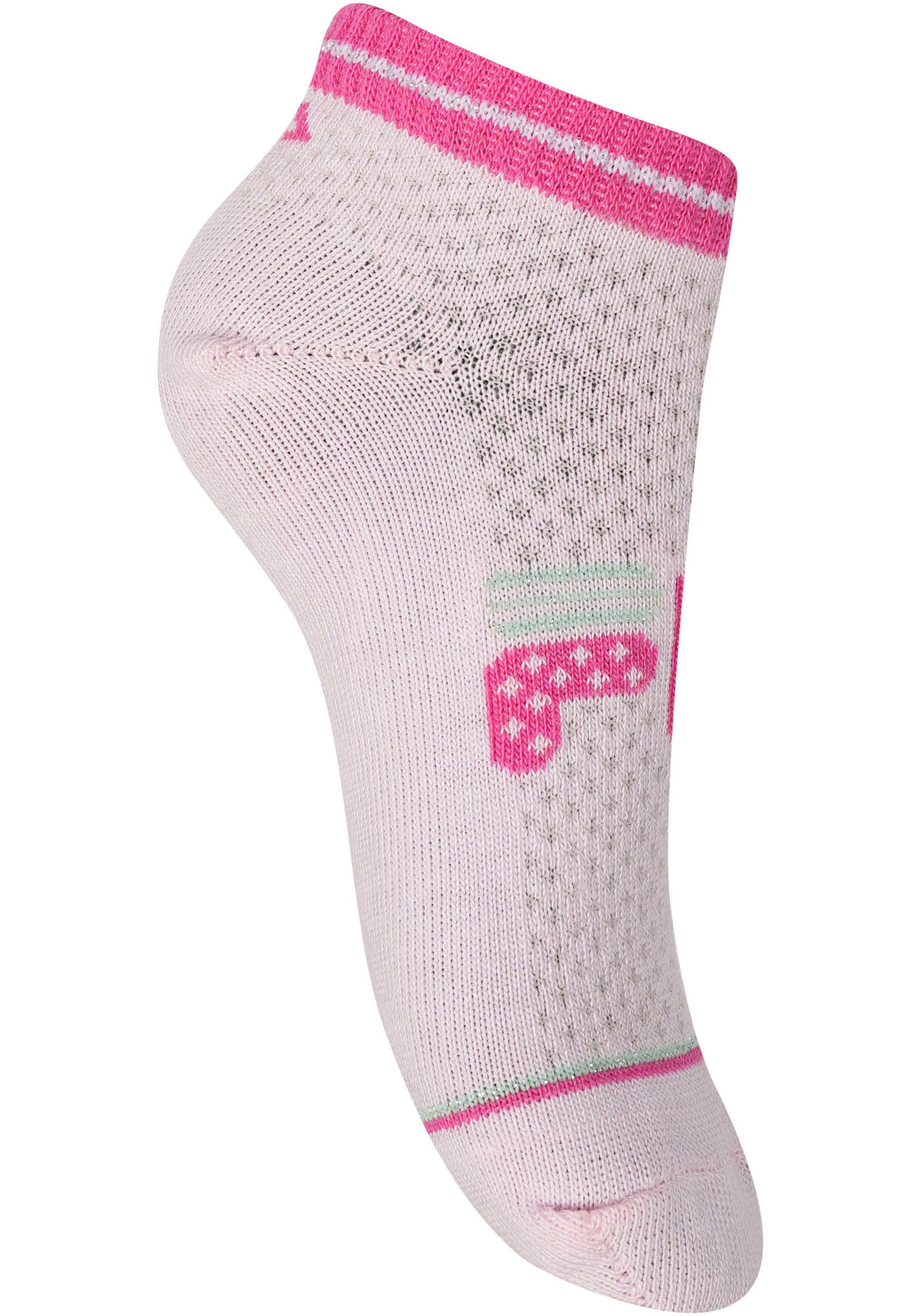 Fila Freizeitsocken »JUNIOR GIRL INVISIBLE SOCKS« 6 Paar tlg. mit elastischem Bündchen
