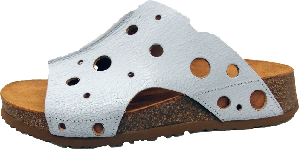 Think! Pantolette KOAK bianco combi
