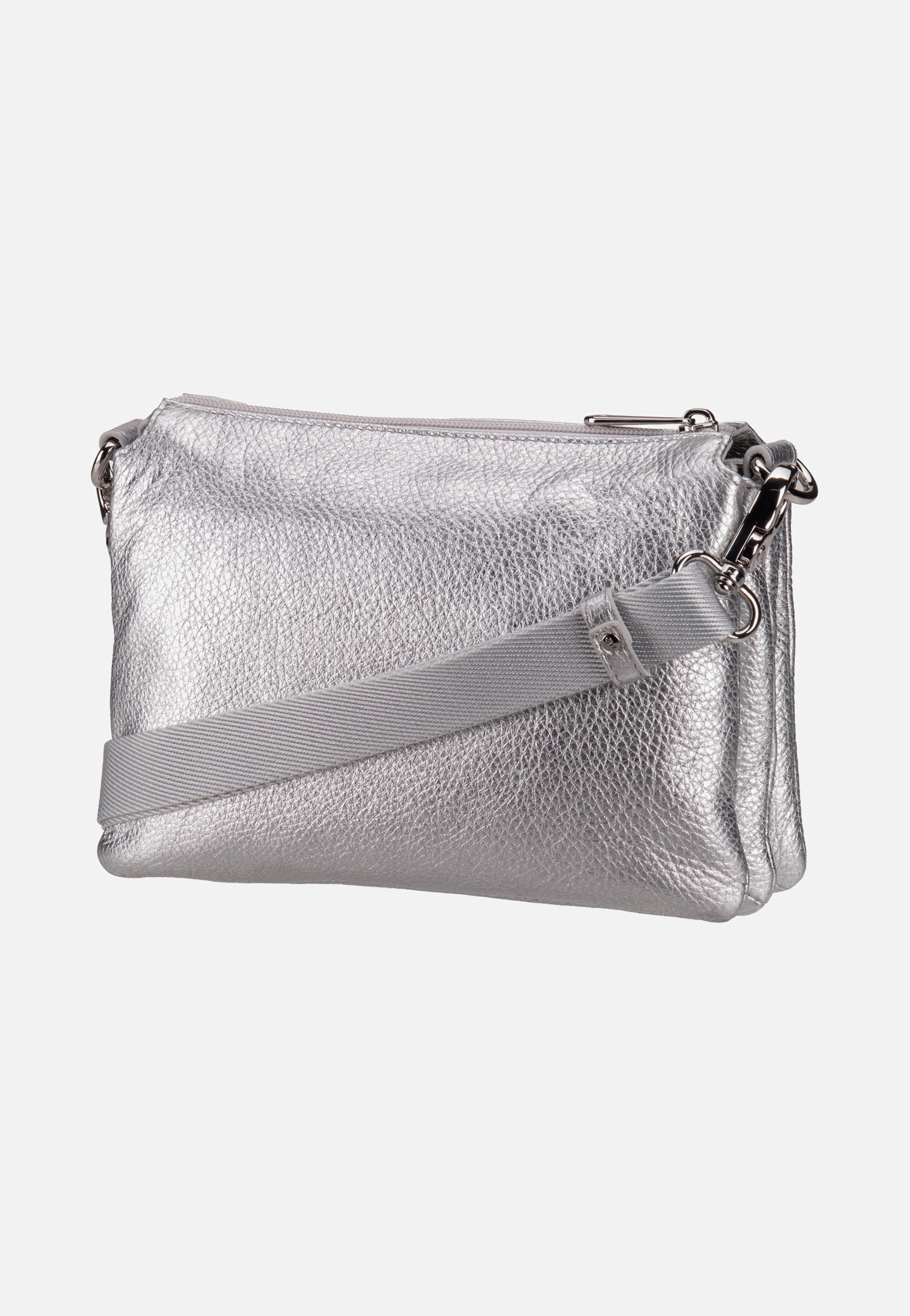 Mellow Metal Triple Pochette OYT82 Silver - Crossbody Bag