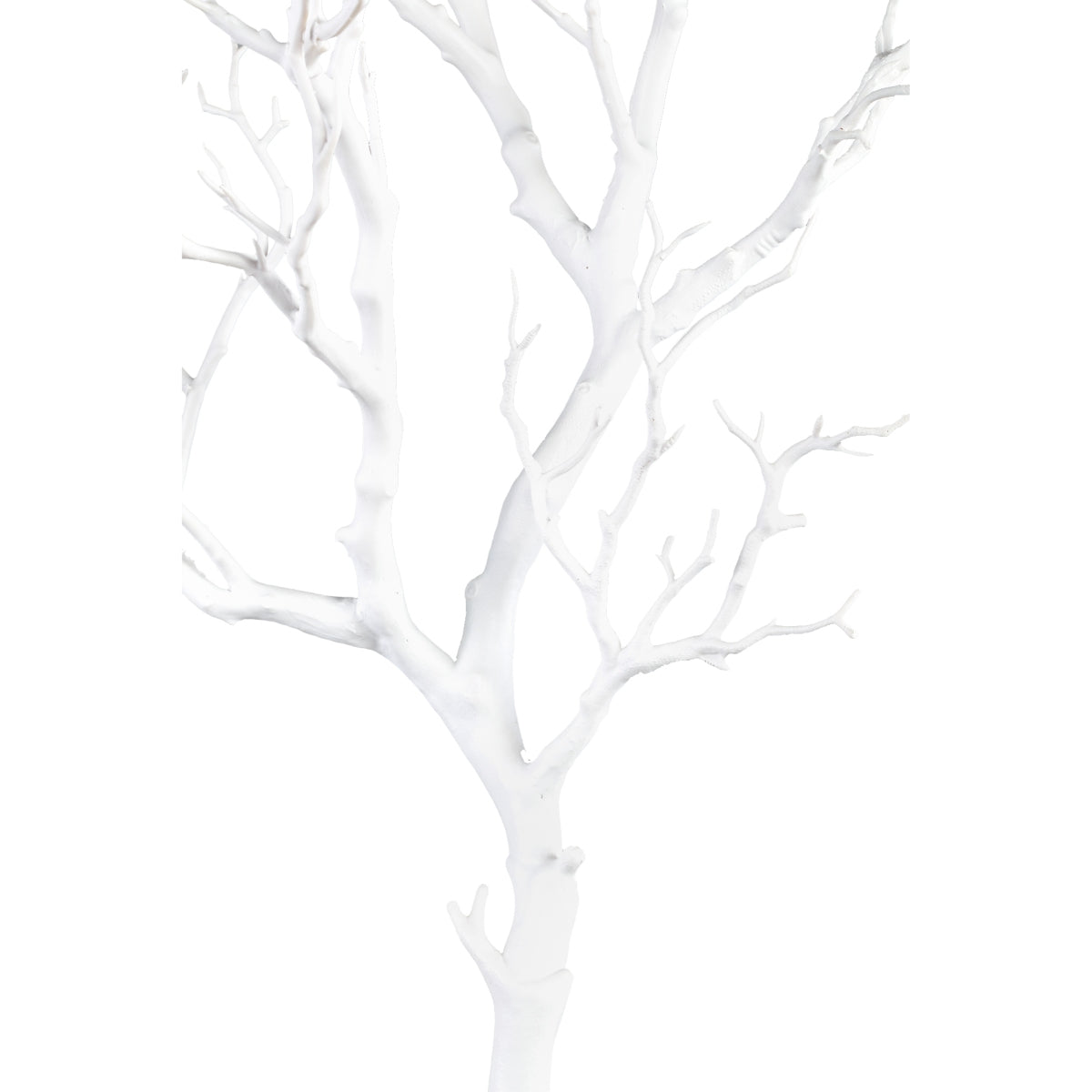 Ptmd branche artificielles tak - 25x18x92 cm - plastique - argent