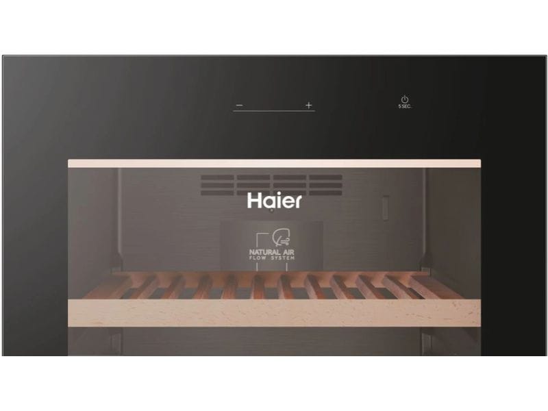 Haier Weinklimaschrank HWS236GDEH1 Schwarz, Rechts, Wechsel Weinkühlschrank