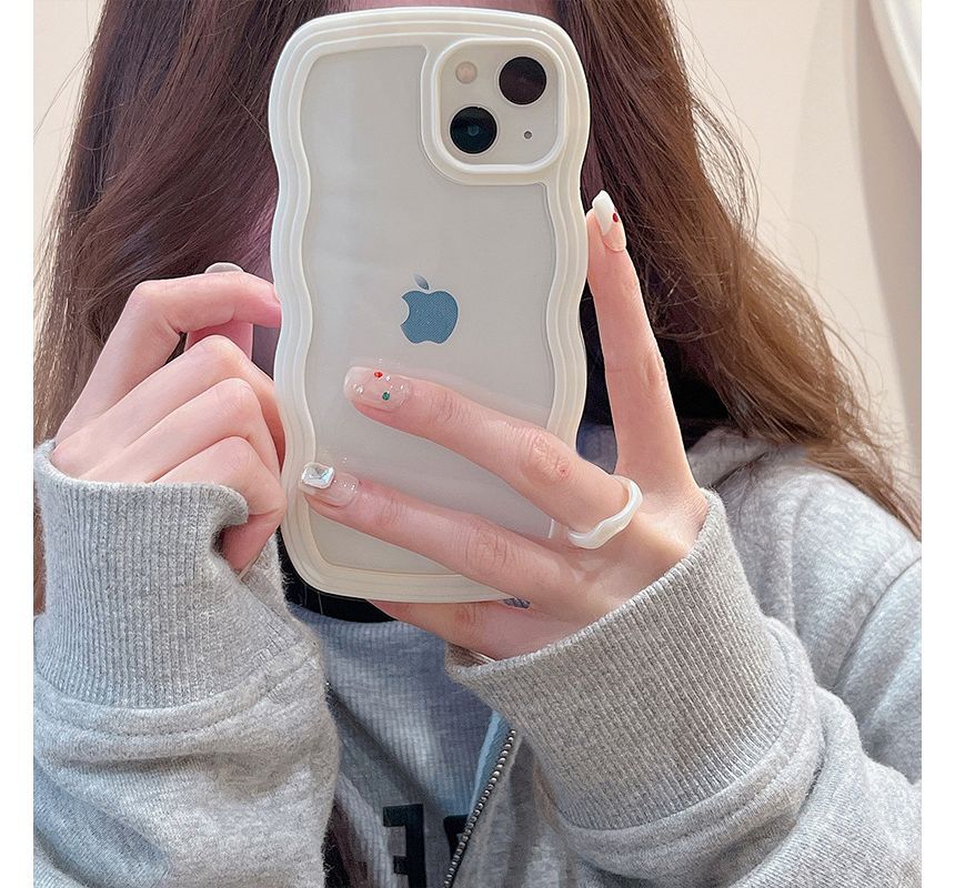 Rockit - Golvende transparante telefoonhoes - iPhone 15 Pro Max / 15 Pro / 15 Plus / 15 / 14 Pro Max / 14 Pro / 14 Plus / 14 / 13 Pro Max / 13 Pro / 13