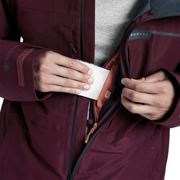 Veste snowboard BURTON M GORE PILLOWLINE JK MULLED BERRY