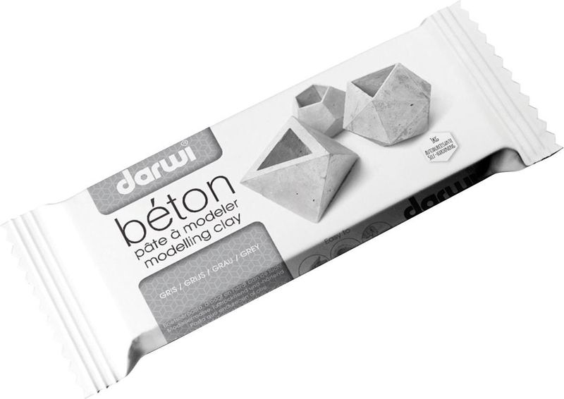 DARWI - Beton - Zelfhardende Modelleerpasta - Grijs - 1 kg