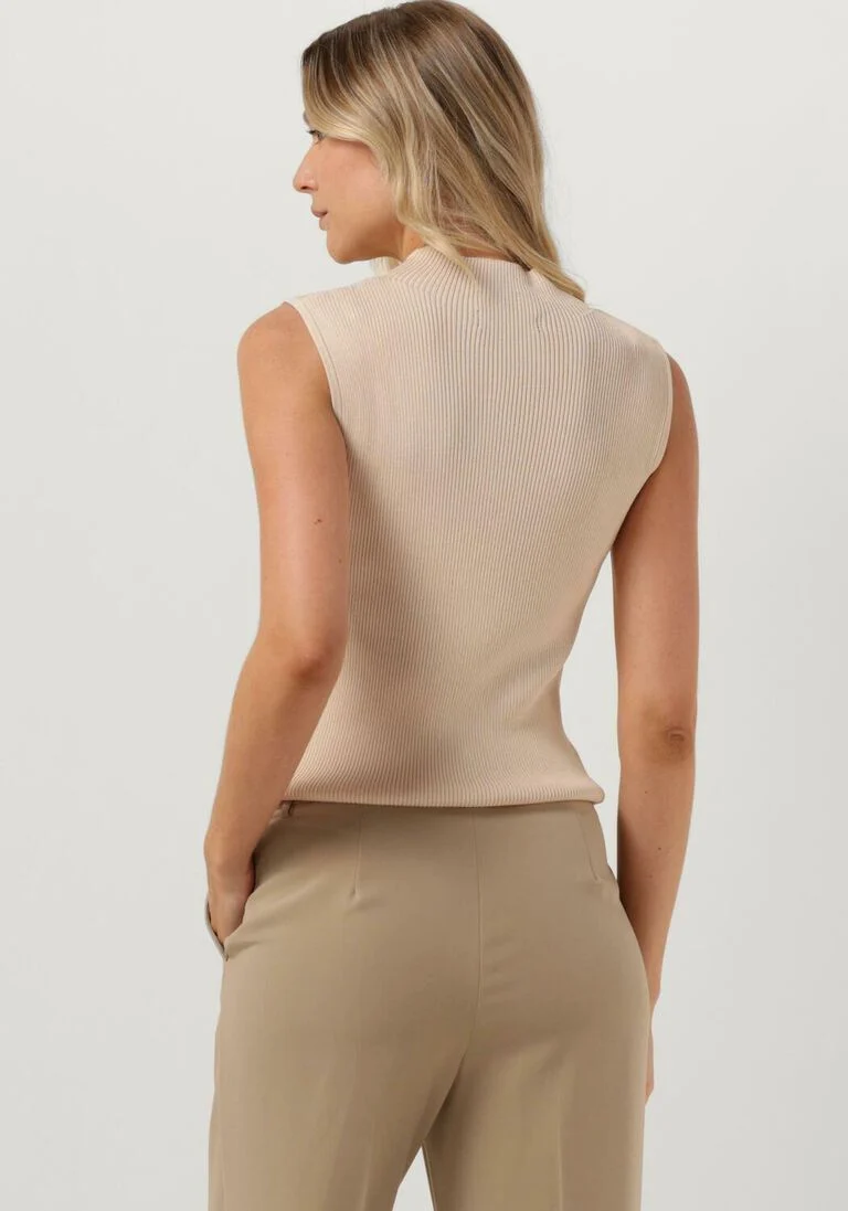 BRUUNS BAZAAR beige bruuns bazaar top rivers aditi knit top