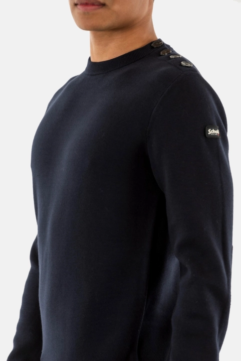 Pull hiver schott plkern4 navy