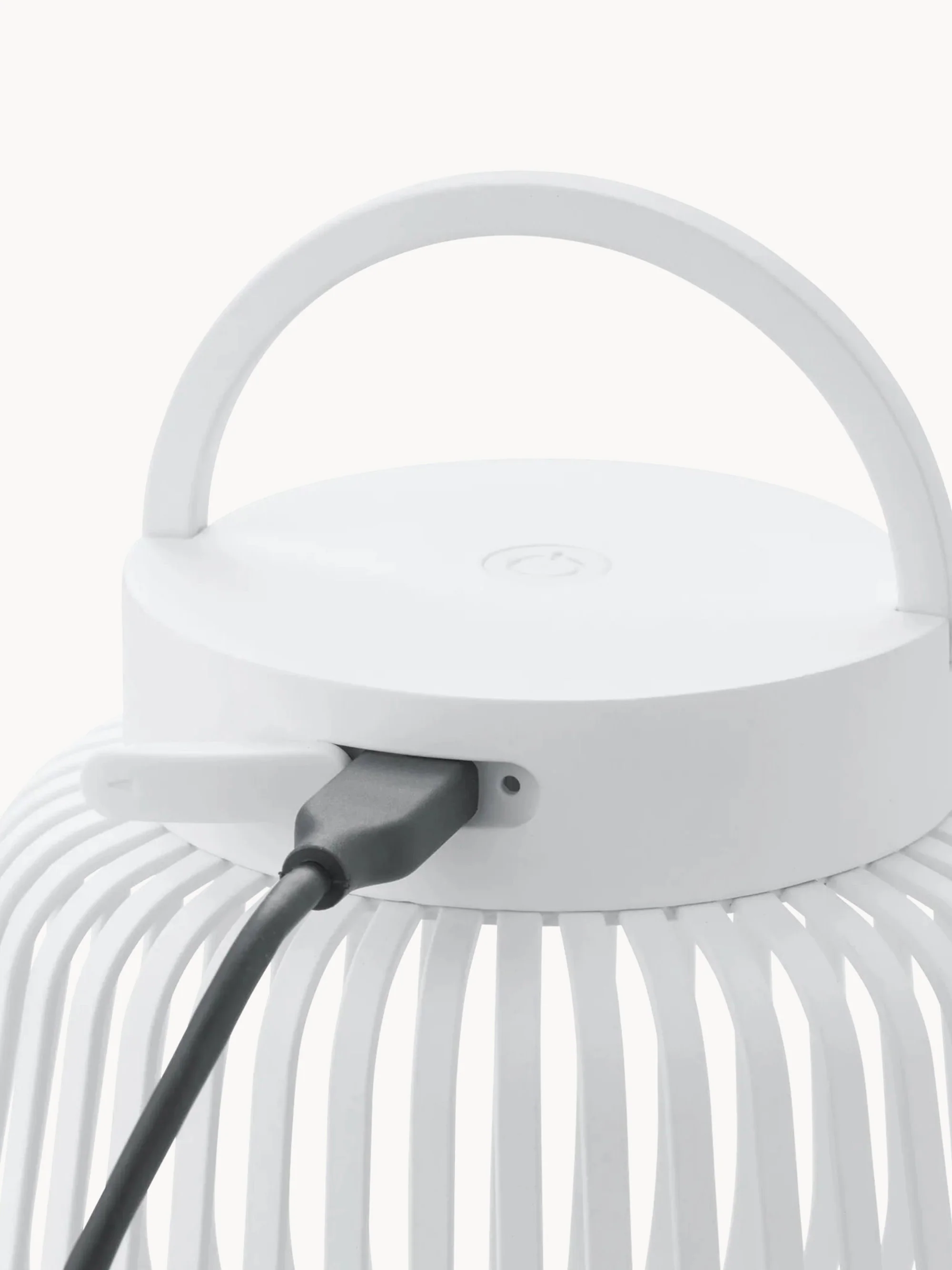 Draagbare outdoor LED-tafellamp Lito, H 12 cm