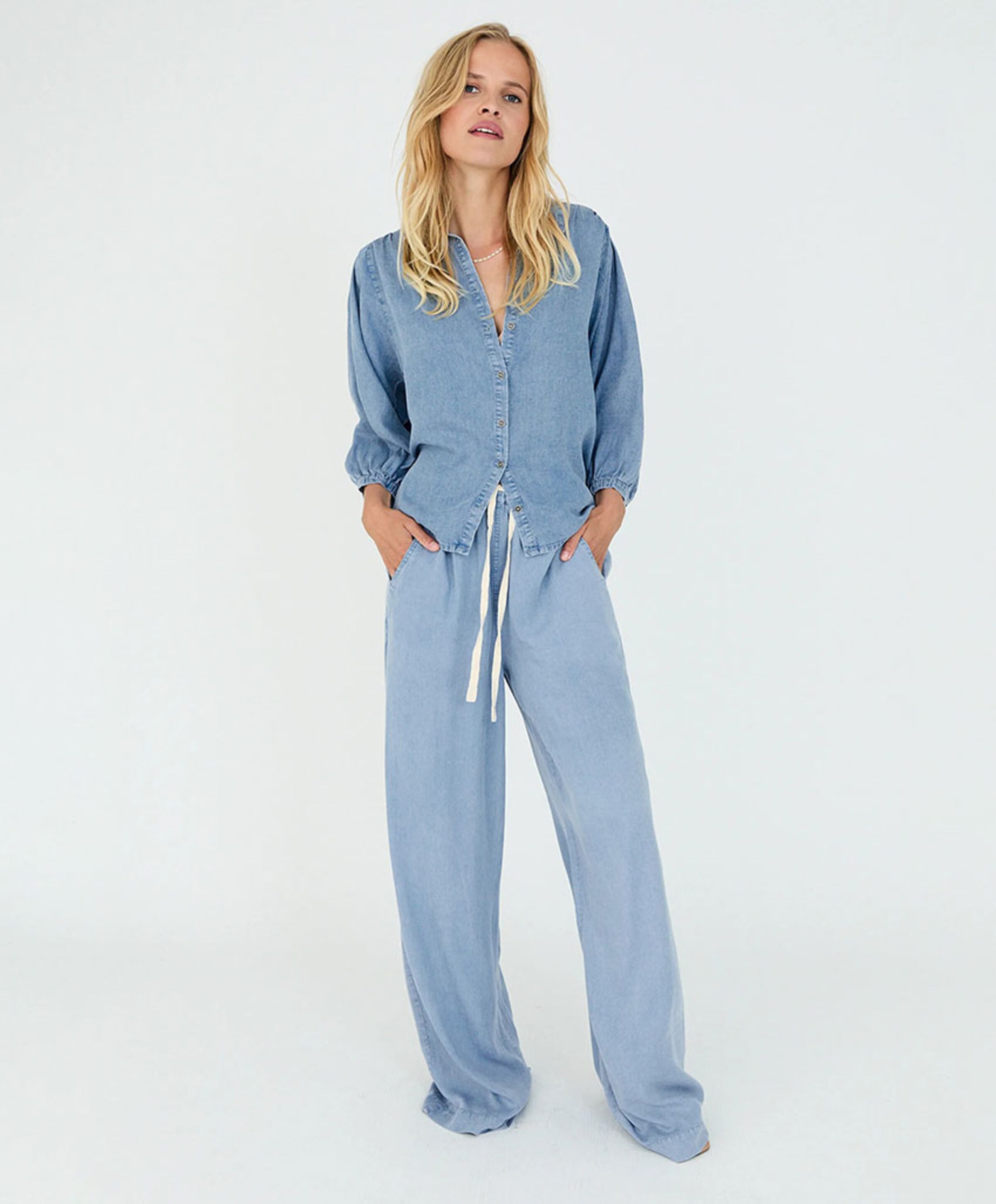 Moscow Dames blouse blauw