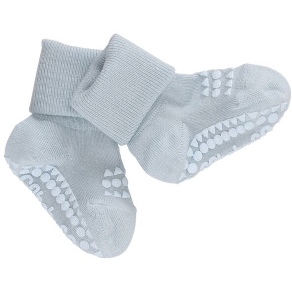 Køb Gobabygo Sky Blue Non-Slip Strømper Bambus