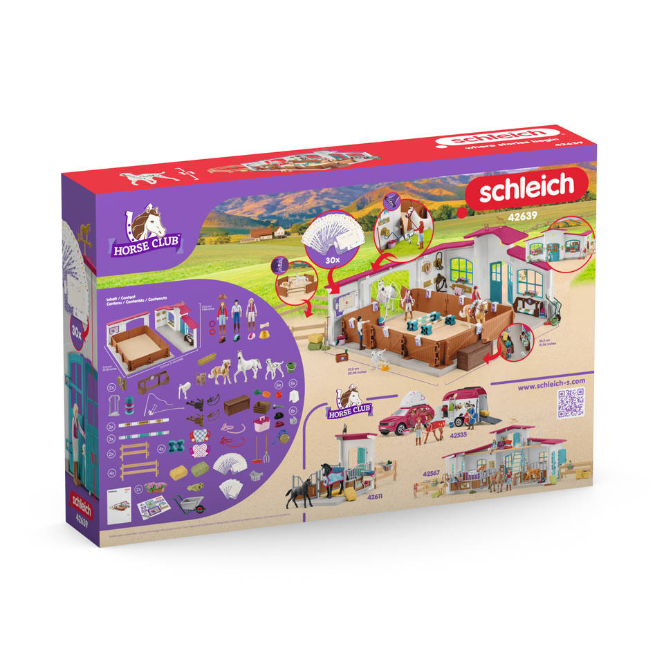 schleich HORSE CLUB Rijhal Peppertree 42639