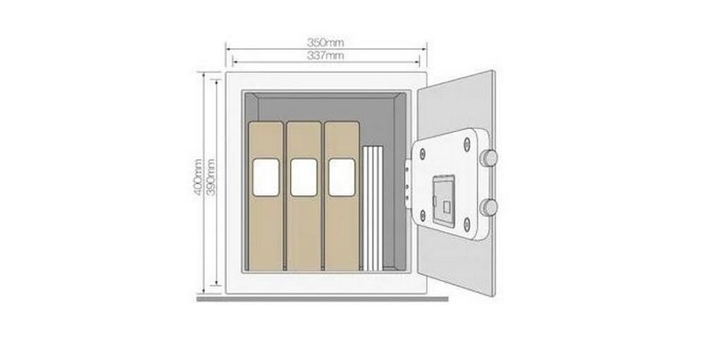 Yale Tresor YSEM Mittel Office Motorisierter Hochsicherheits-Bürotresor