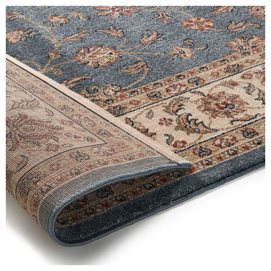 Tapis style persan en velours ras - kiana - vert antique - 200 x 290 cm