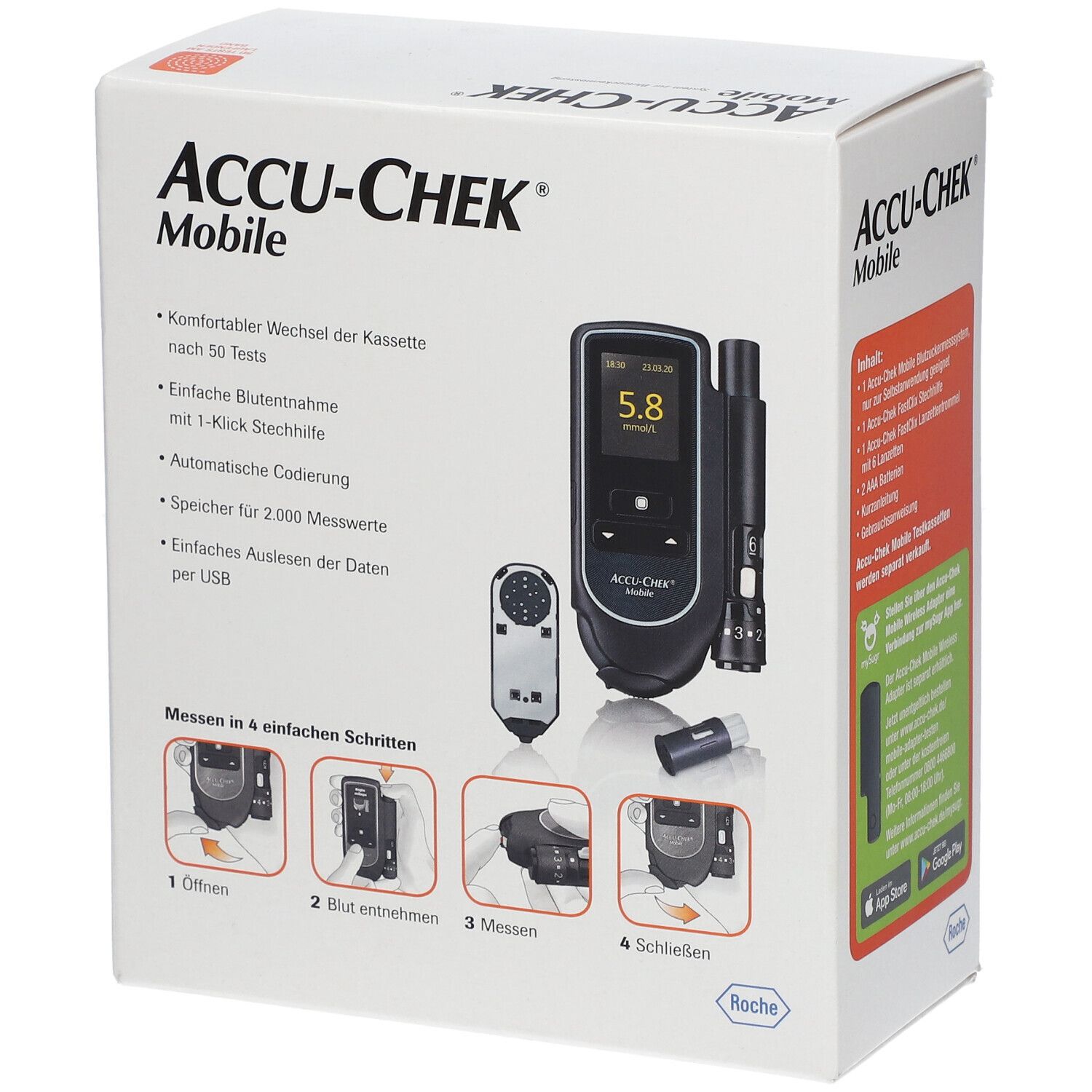 ACCU-CHEK® Mobile III Set mmol/L