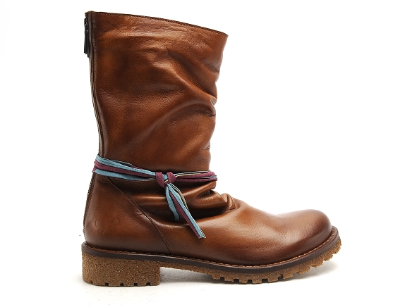 Felmini bottes plates femme d609 marron
