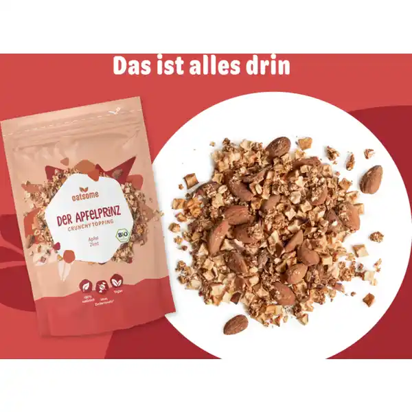 Bio Crunchy Topping Der Apfelprinz