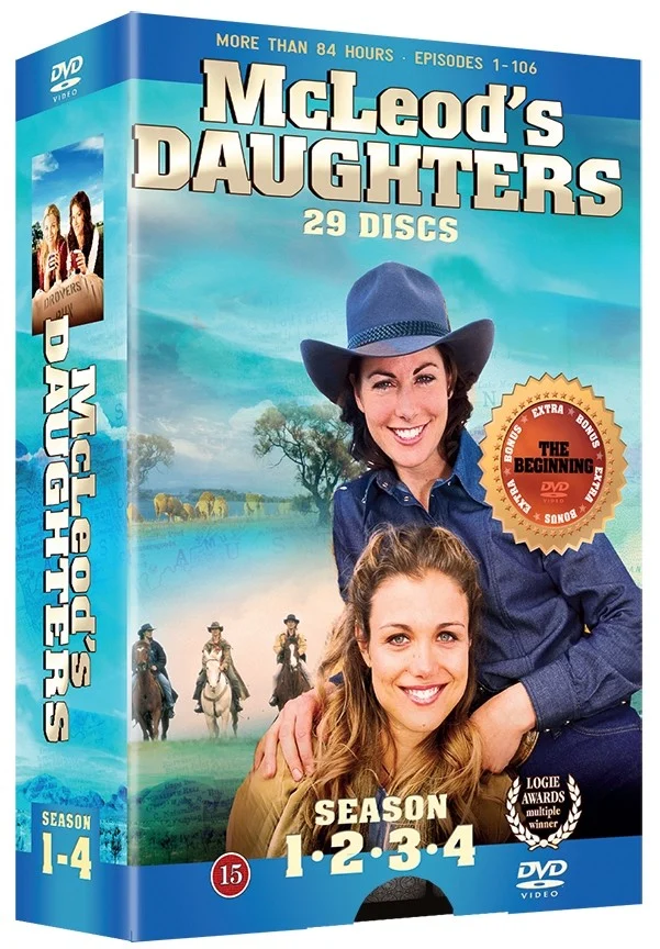 Mcleod's Døtre - Sæson 1-4 - DVD
