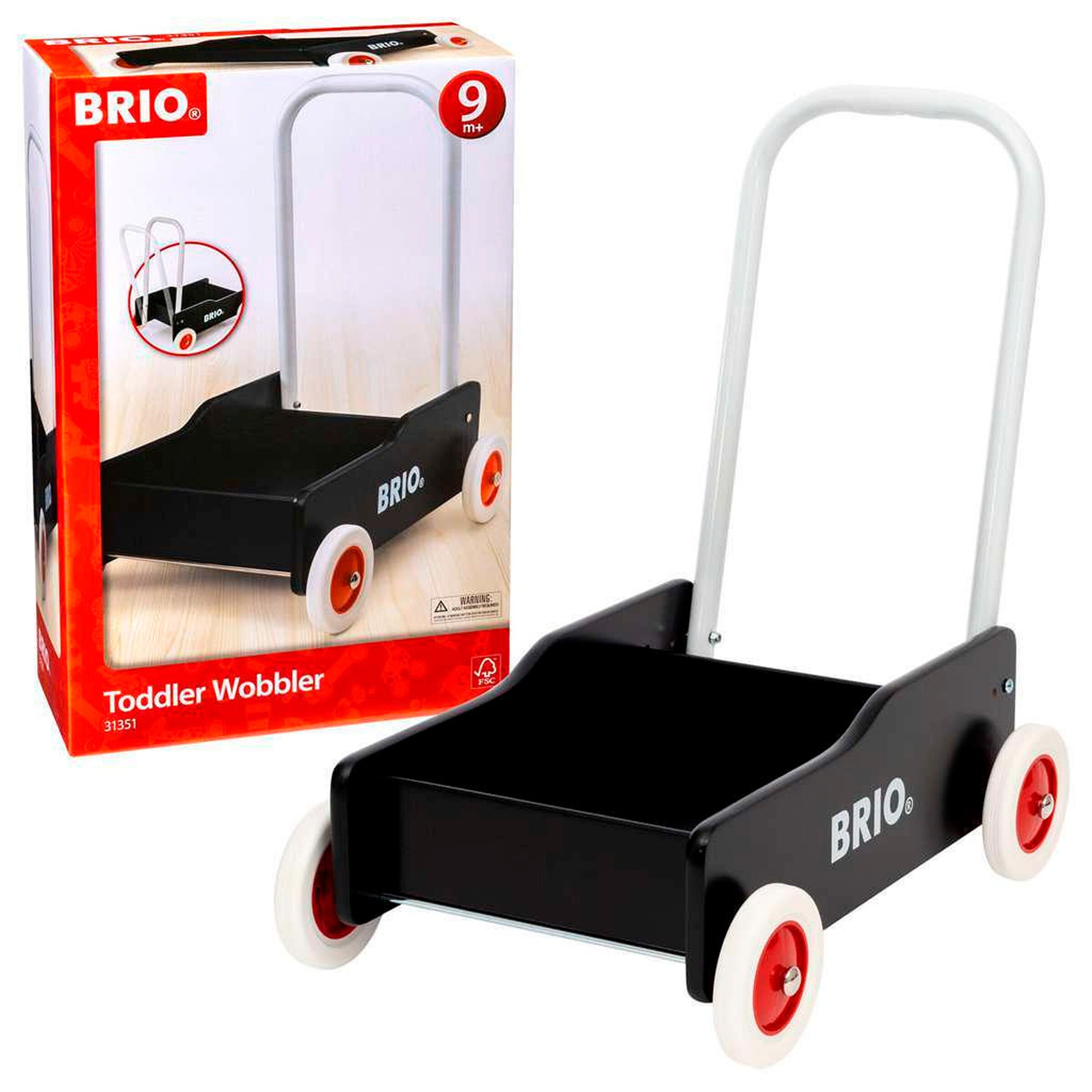 BRIO Lauflernwagen, schwarz