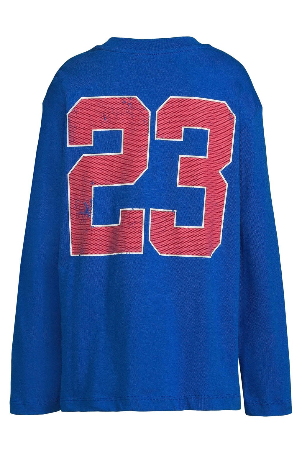 Coolcat longsleeve met printopdruk Lars blauw