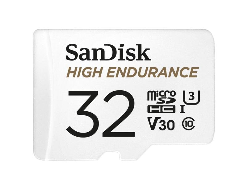 SanDisk microSDHC-Karte High Endurance UHS-I 32 GB SD-Karte, UHS-I Class 10 V30 U3, 32 GB
