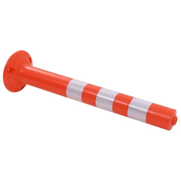 vidaXL Sperrestolper 2 stk plast 75 cm