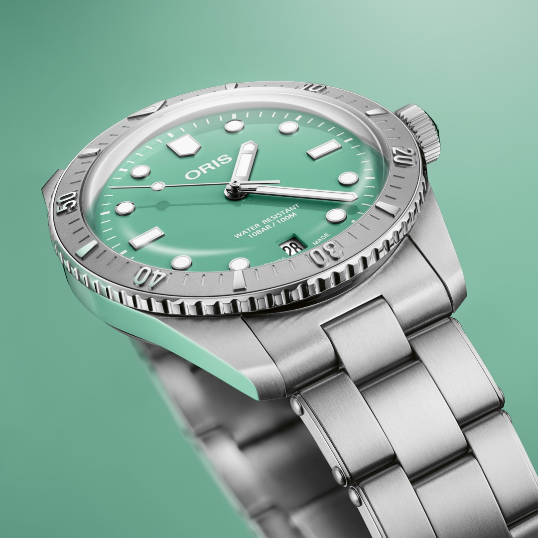 Oris Divers Sixty-Five Cotton Candy Grün