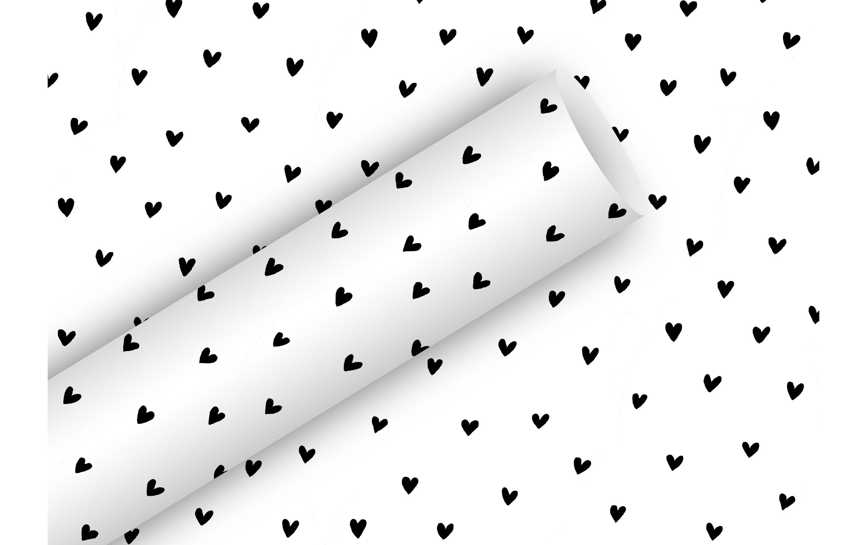 Geschenkpapier Herzilein 2 m x 70 cmPapierrolle zum Einpacken von Geschenken