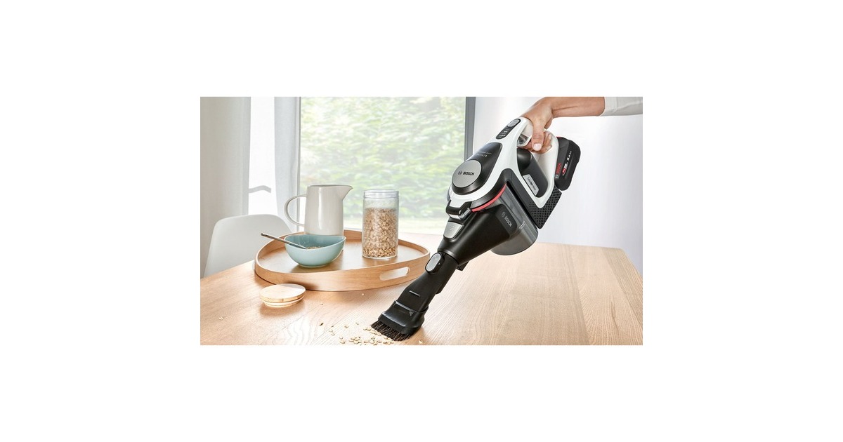 BoschAccu steelstofzuiger Unlimited 8 Gen2 BSS825ALL  (Zwart/wit, POWER FOR ALL ALLIANCE)