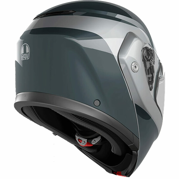 AGV - Casque Streetmodular Levico Gris Foncé / Argent