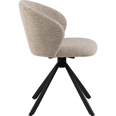 Pippa spisebordsstol i boucléstof - beige