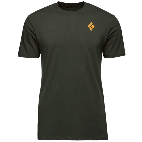 T-shirt escalade BLACK DIAMOND M BD MOUNTAIN BADGE SS TEE CYPRESS