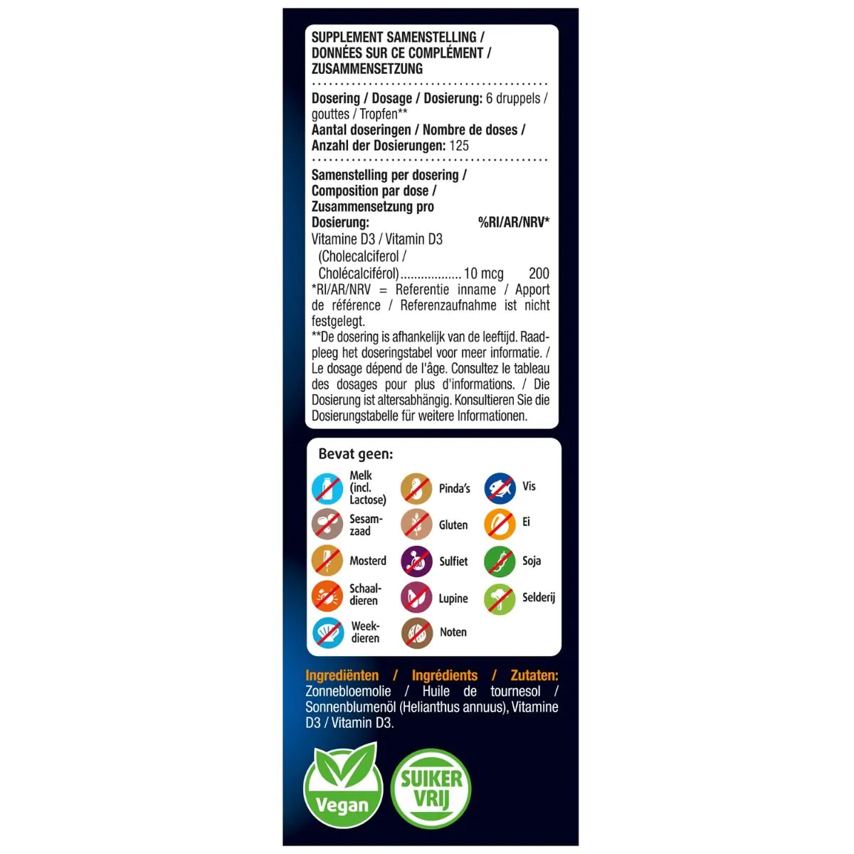 Vitamine D Druppels Familie 50ml