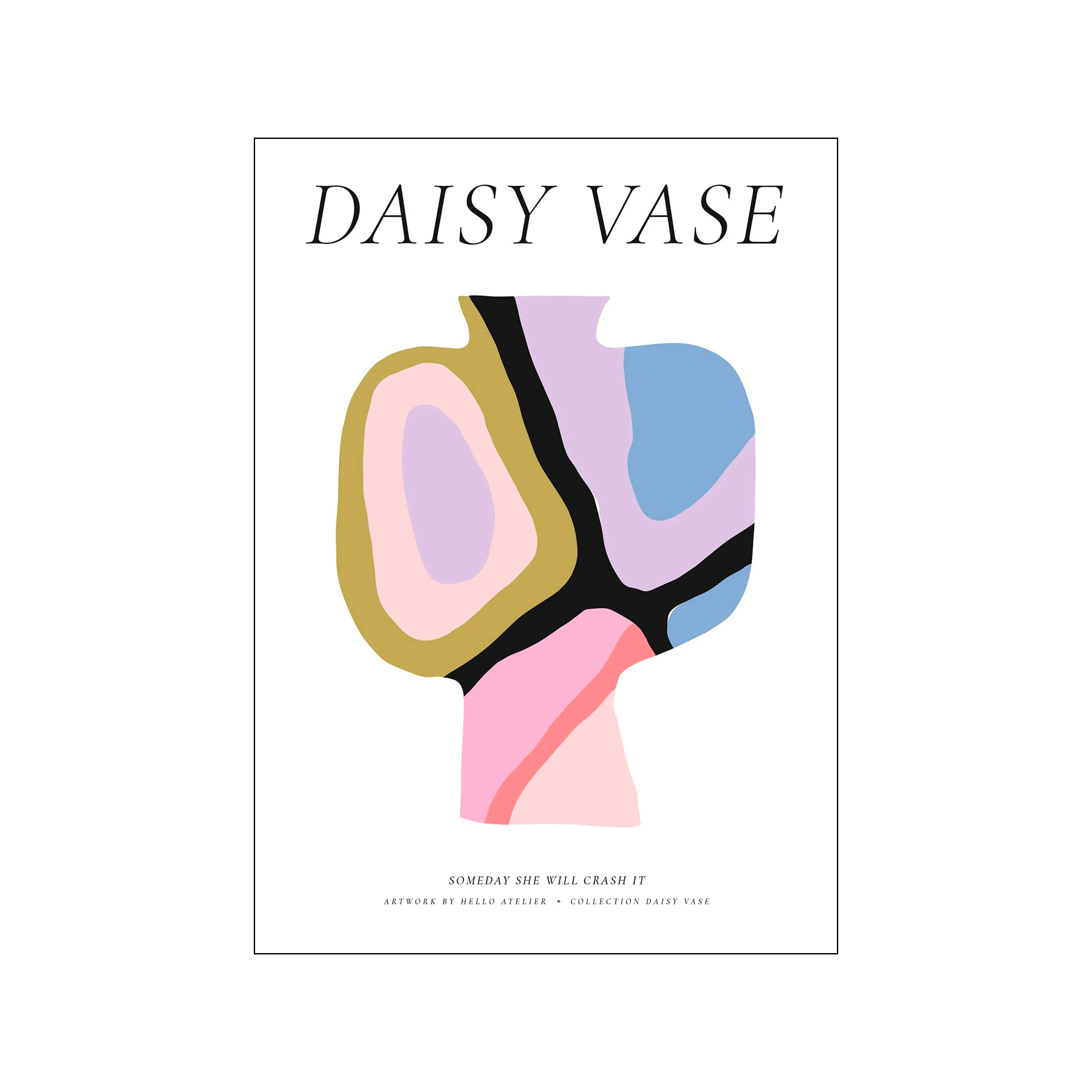 Poster & Frame  Daisy Vase 01 plakat