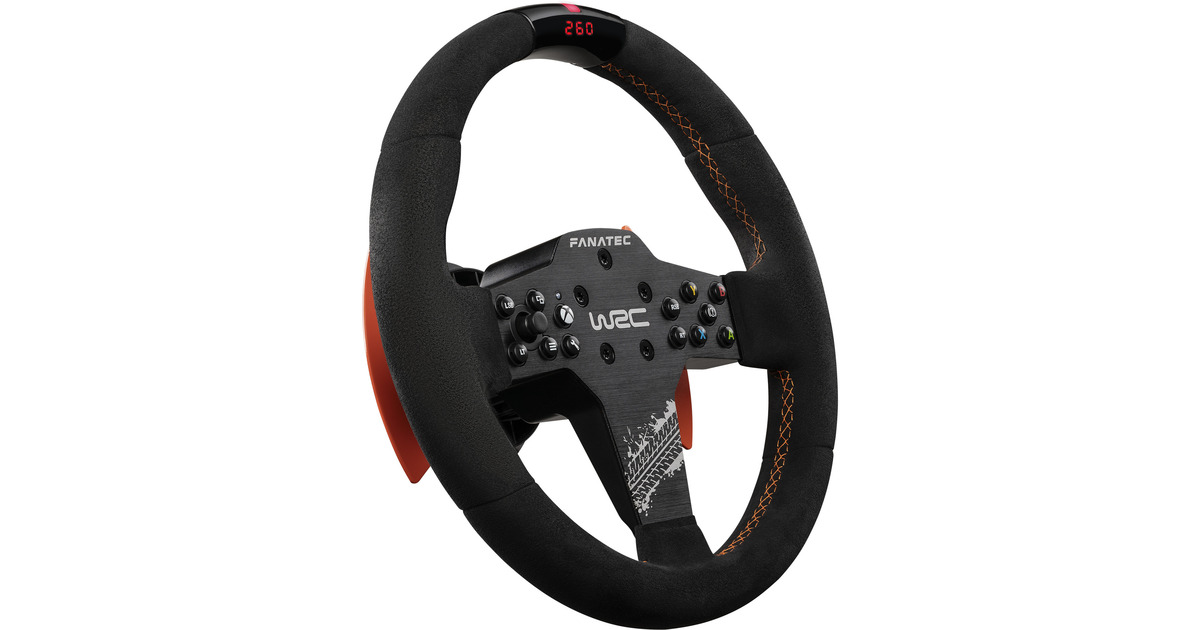 FanatecCSL Elite Steering Wheel WRC stuur add-on  (Zwart, Pc, Xbox, PS5 Ready, PS4 Ready)