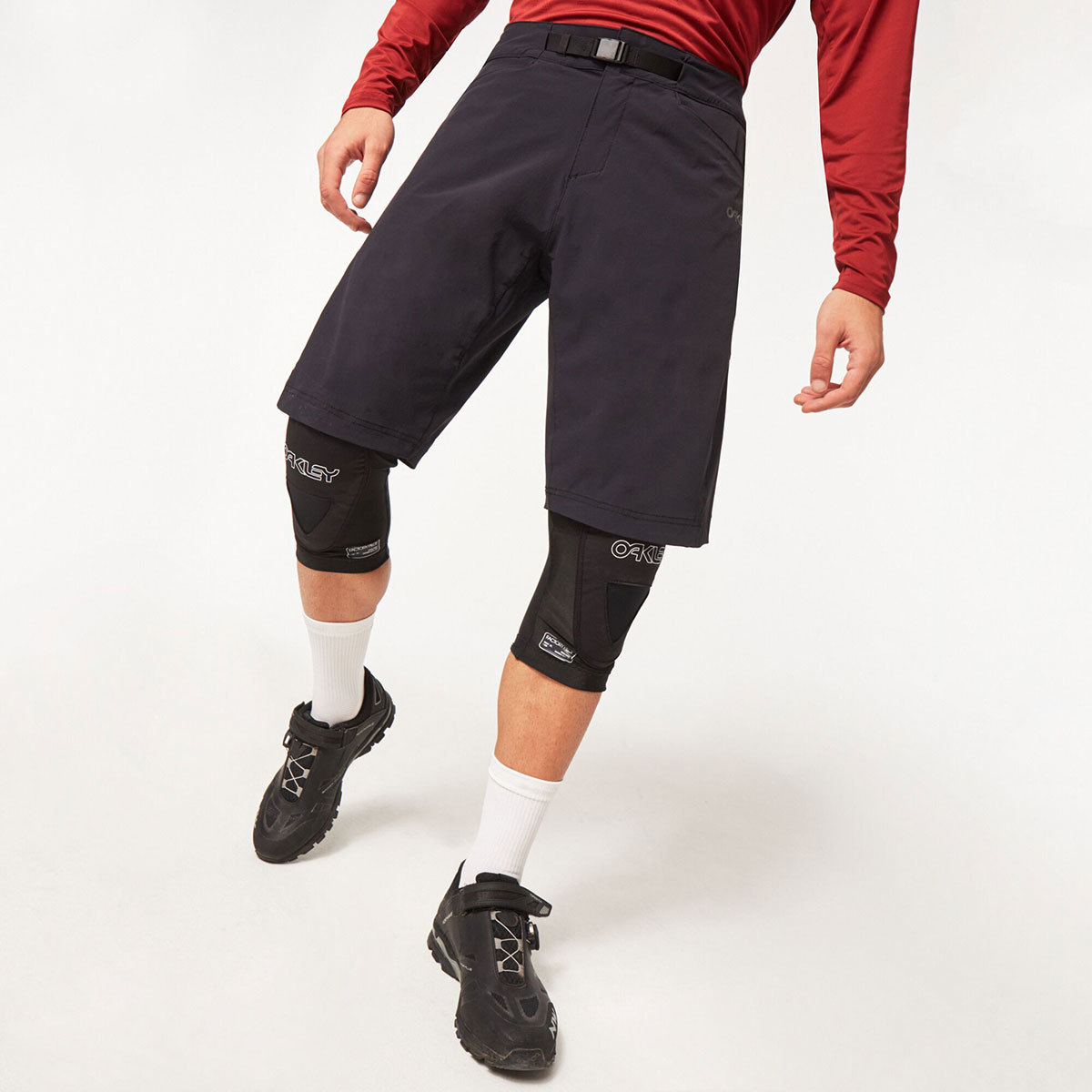 Oakley Drop In MTB Fietsbroek Kort Zwart Heren