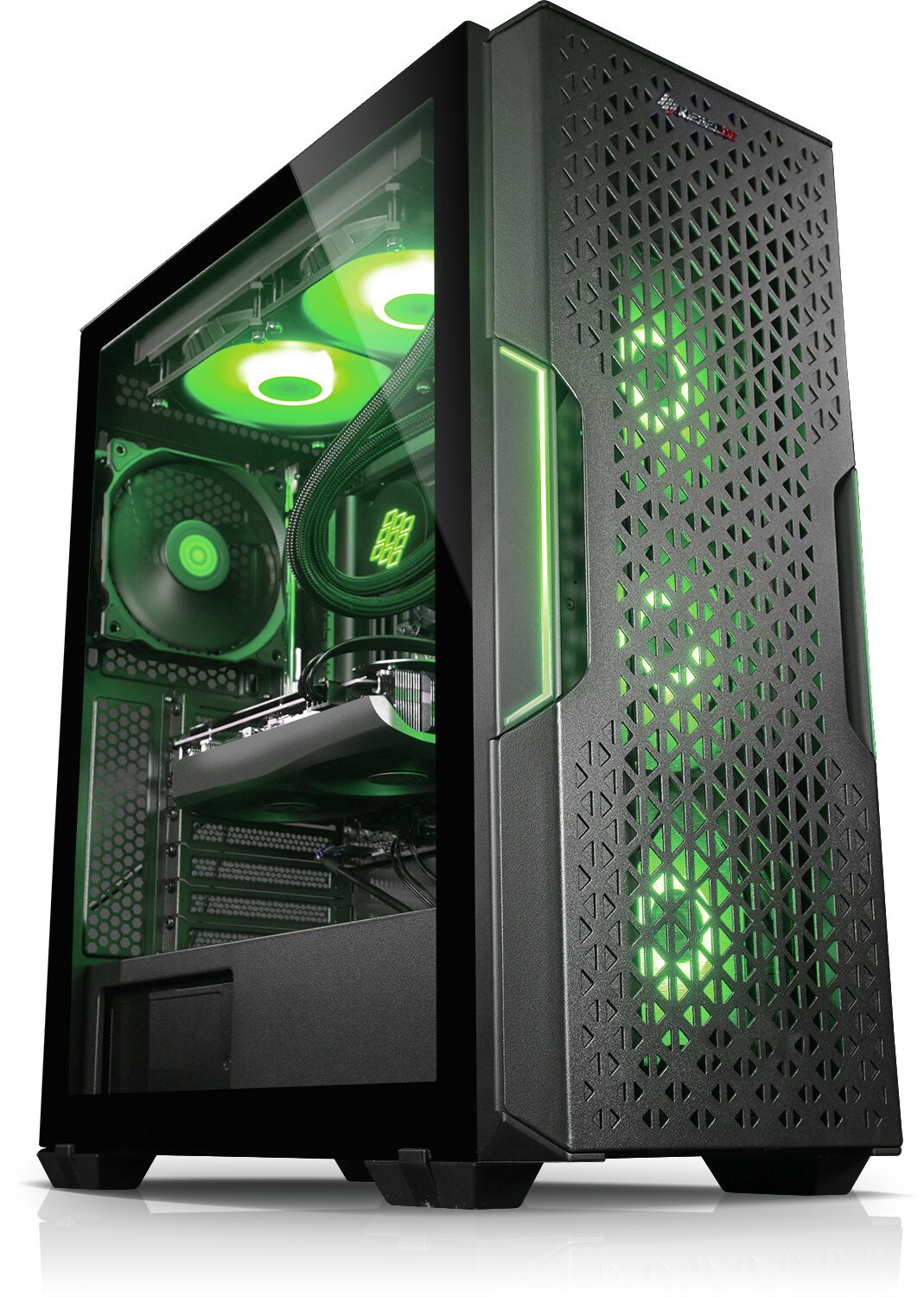 Gaming PC Guardian V AMD Ryzen 9 5900X, 64GB DDR4, NVIDIA RTX 4060 8 GB, 2TB SSD, WLAN, Windows 11