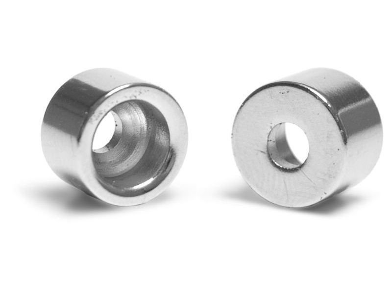 Ringmagnete Neodym mit Kegelsenkung, silber