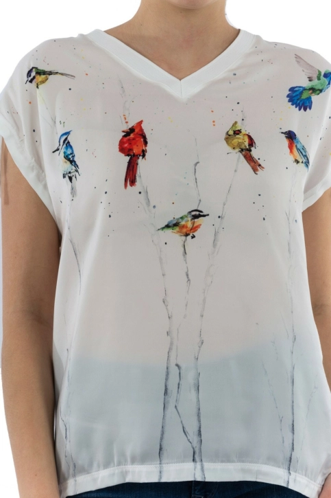 tee shirt geisha 03106-40 000000 - white
