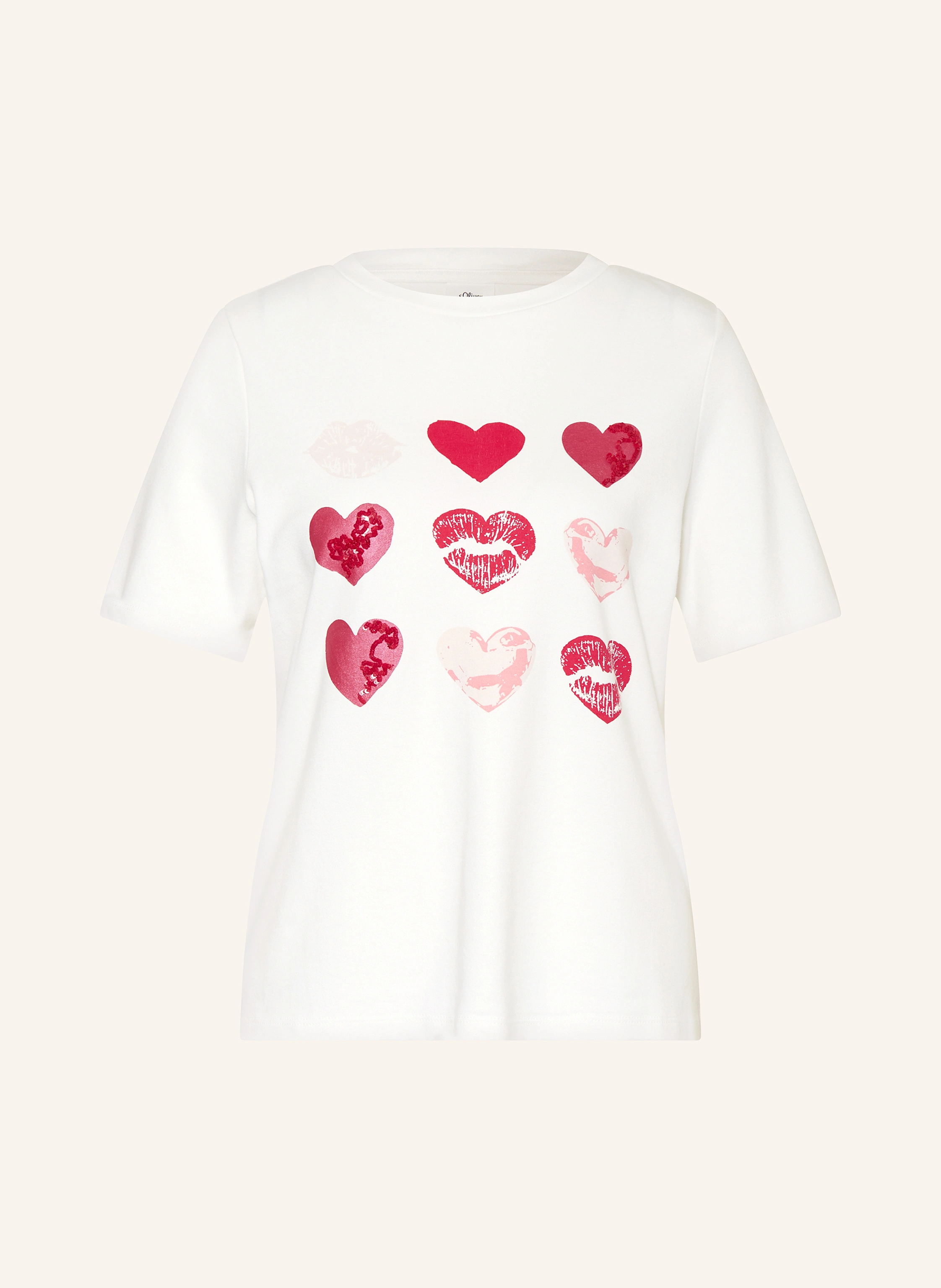 s.Oliver BLACK LABEL T-Shirt mit Pailletten