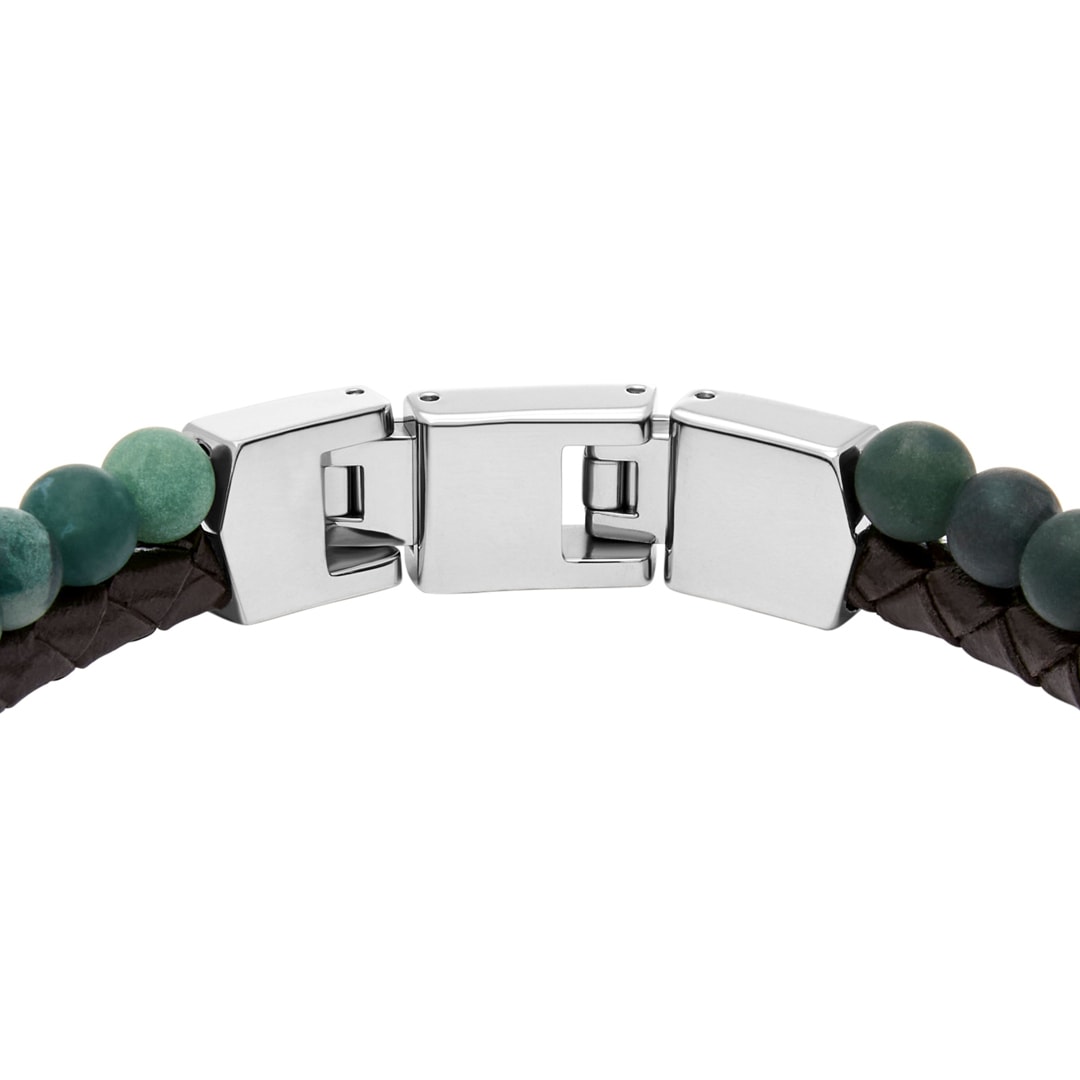Fossil Armband Beads Multi Strand Türkis / Braun