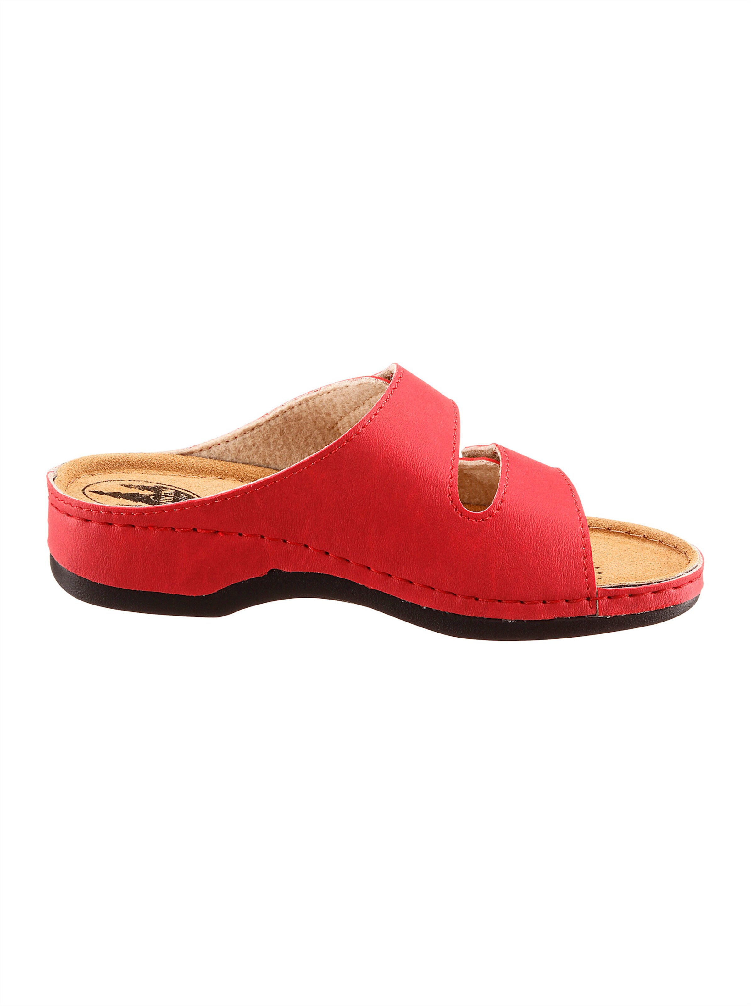Franken Schuhe Pantolette in rot