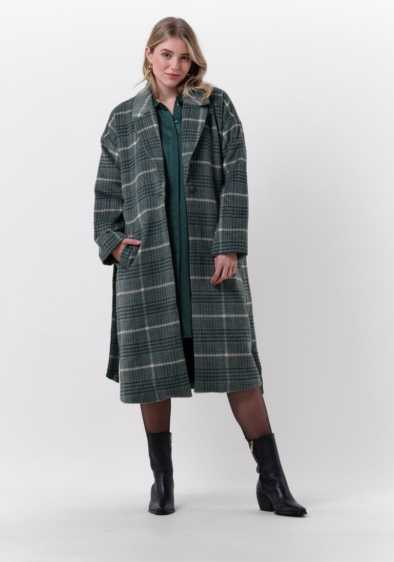 BRUUNS BAZAAR groene bruuns bazaar mantel noisette jezze coat