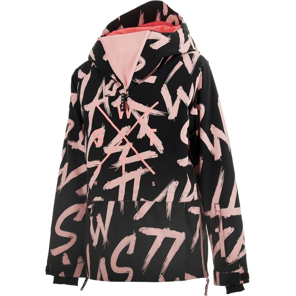 Veste de ski WATTS METODG JR BRUSH BRUSH BLACK/PINK